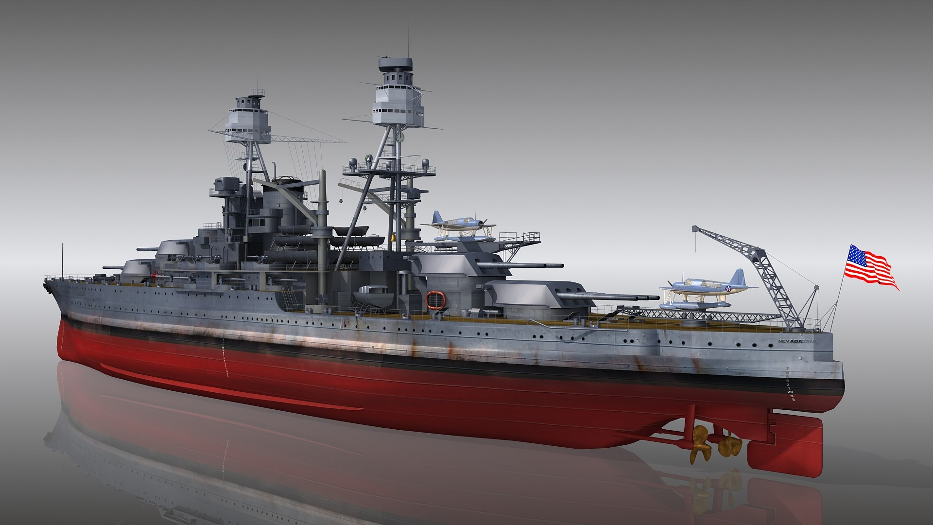USS Nevada BB-36 Nevada-class battleships model https://p.turbosquid.com/ts-thumb/kB/mO8Sth/fg/bb36_018/jpg/1687257725/1920x1080/fit_q87/8b5e2f7ce967338f503ba6cb5554a2e4b7fad4f9/bb36_018.jpg