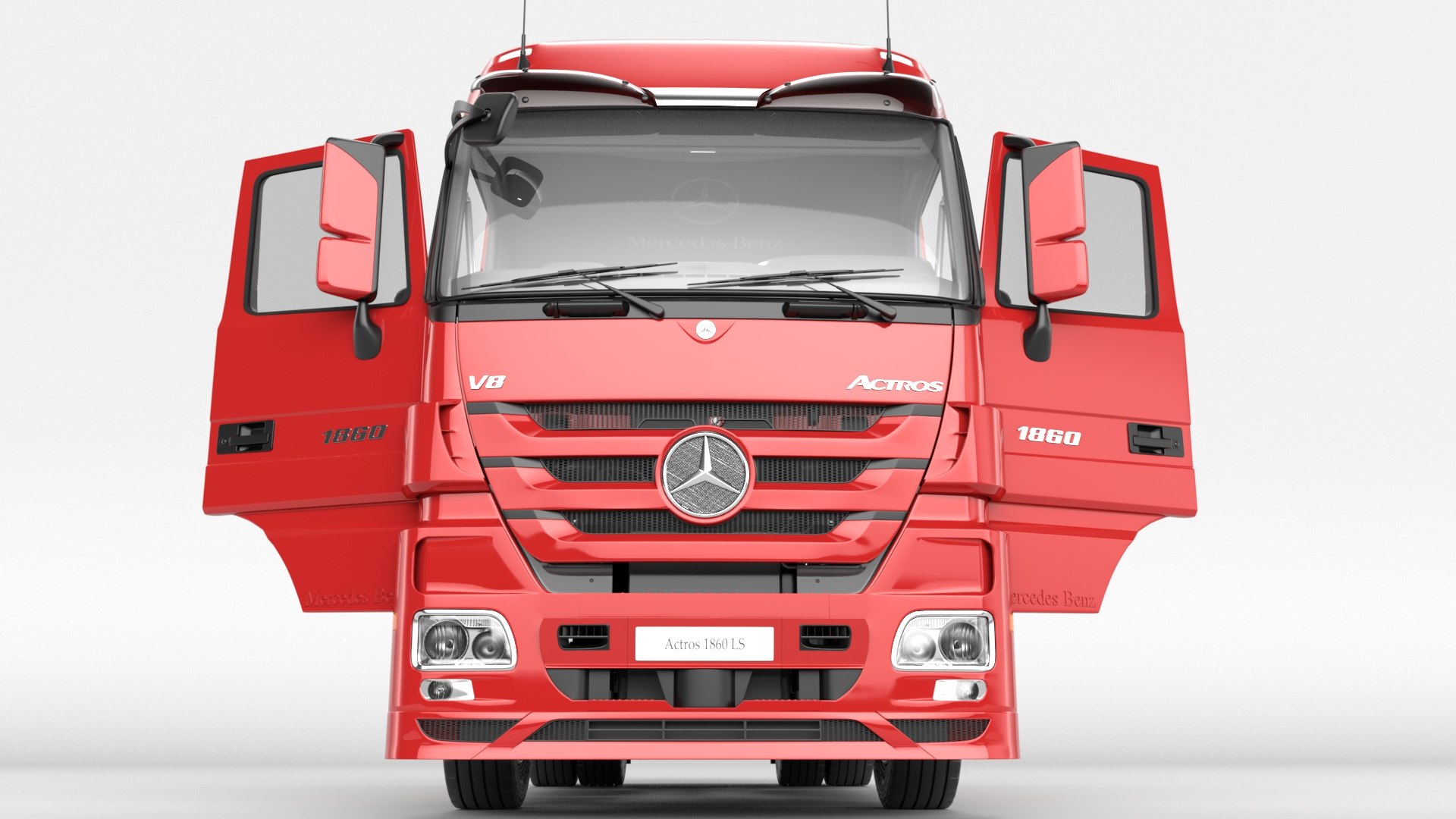 3D MercedesBenz-Actros 1860 Model - TurboSquid 1803247