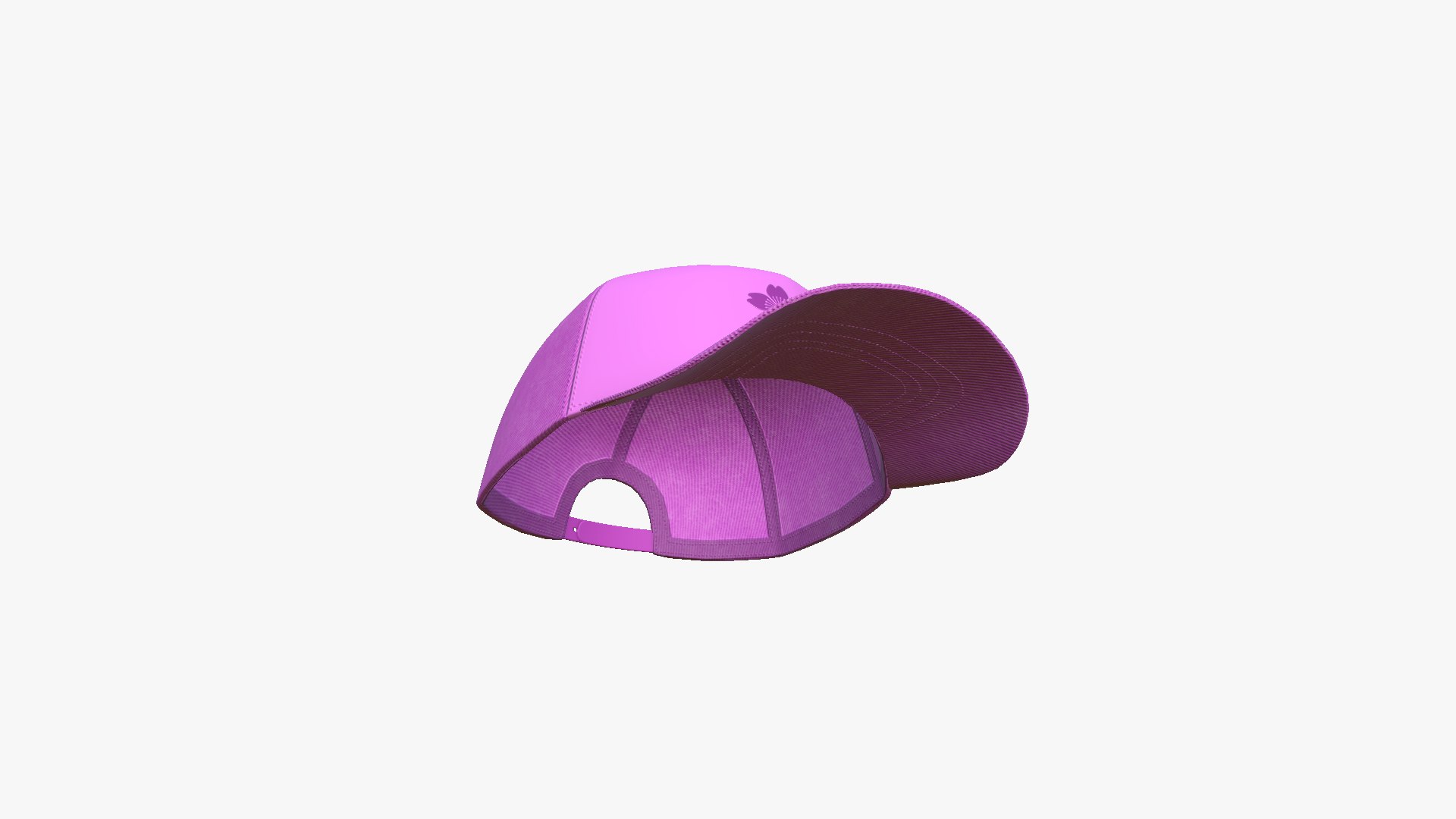 3D Cap A06 Pink - Character Fashion Design model - TurboSquid 2095612