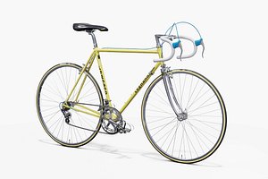 3D Vintage Race Bicycle - LEGNANO model