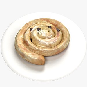 3D model danish raisin