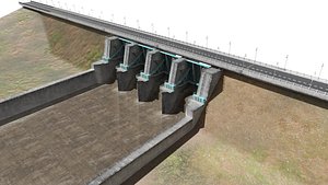 Embankment dam model