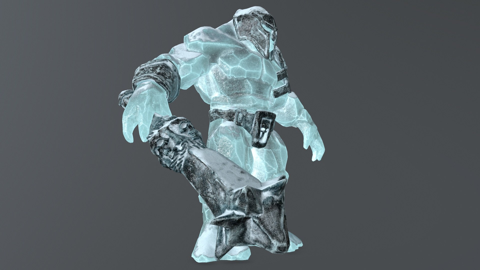 3D Ice Monster Model - TurboSquid 1915728