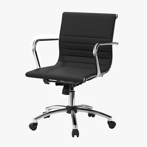 Home Office Desk Chair 02 3D