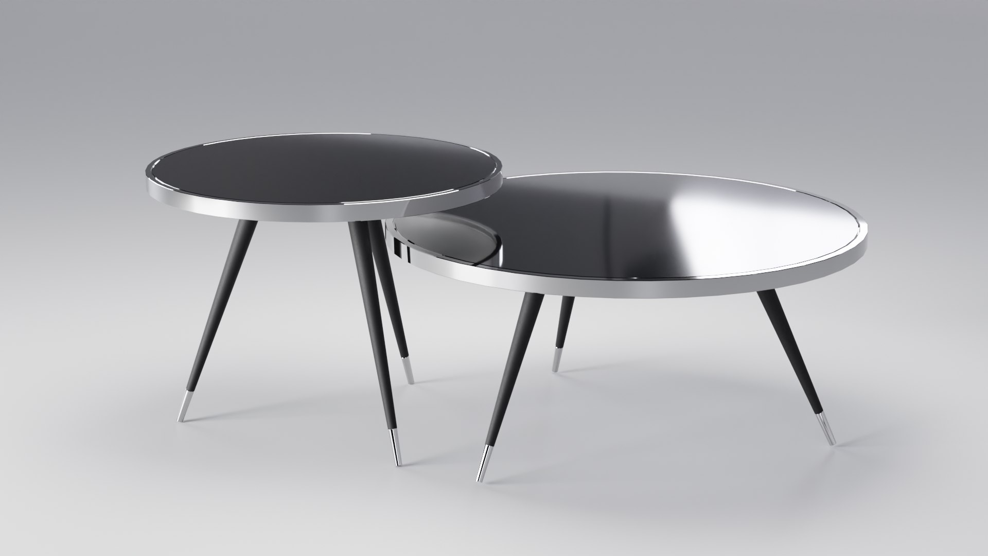 Circle mirror coffee table model - TurboSquid 2054558
