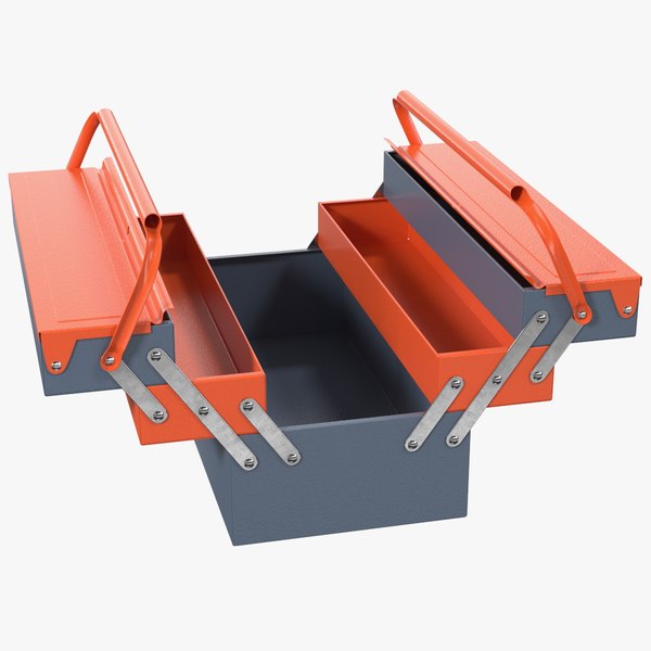 Metal cantilever tool box 3D model TurboSquid 1699762