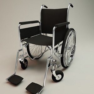 3d model wheel chair