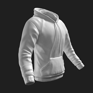 Rigged Sweatshirt hoodie 3D model