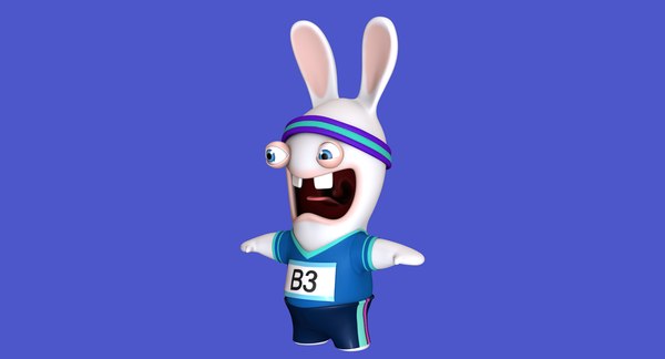 Rabbids를 타기 Crazy Lapins Cretins Olympic 3D 모델 - TurboSquid 1361963
