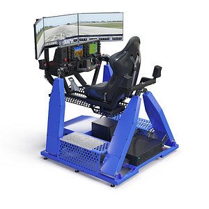 Simulador de jogo de corrida Modelo 3D - TurboSquid 1552187