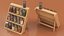 Wooden Spice Rack with Jars