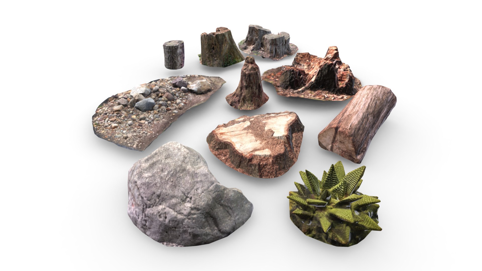 Environment Asset Pack Model - TurboSquid 1729766