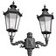 3D Classic street Outdoor landscape light Forged Lamp Lantern 3D model