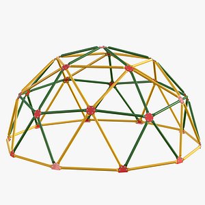3D Geodesic Dome Playground Climbing model