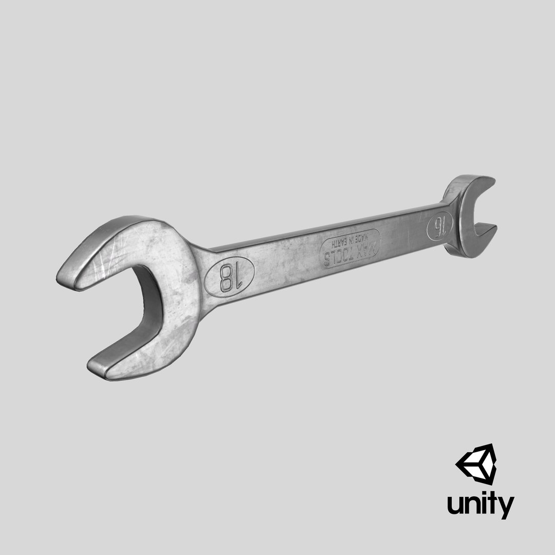 Open End Spanner Low-poly PBR 3D model https://p.turbosquid.com/ts-thumb/kC/ZlU74f/1R/stemcell_unity_render/png/1721833529/1920x1080/fit_q87/377c43984ceda0dd2b8adbd7206a0b25d4e9bc32/stemcell_unity_render.jpg