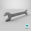 Open End Spanner Low-poly PBR