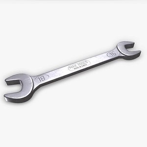 Open End Spanner Low-poly PBR