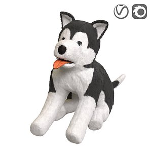 LIVLIG Soft toy dog siberian husky