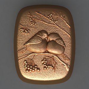 3D model bird soap chocolate