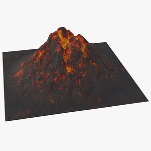 3D Volcano 02