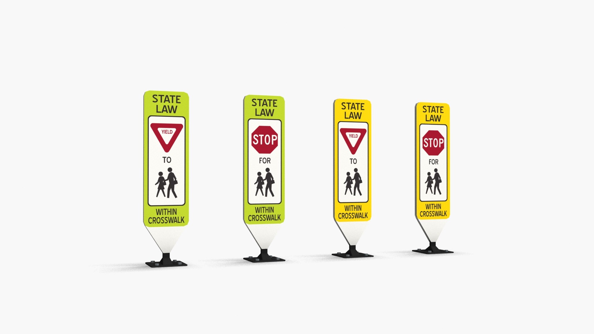 Signs School Zone 3D Model - TurboSquid 2239493