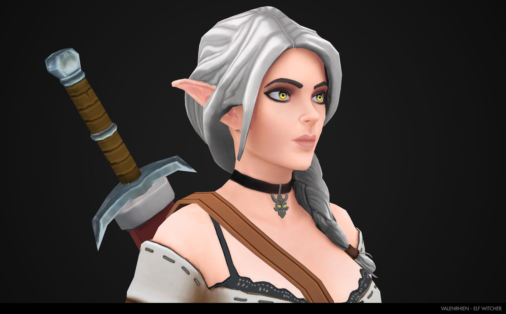 3D Valenrhien - Elf Witcher - TurboSquid 1510948