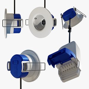 3D Modular Ceiling LED Downlight model