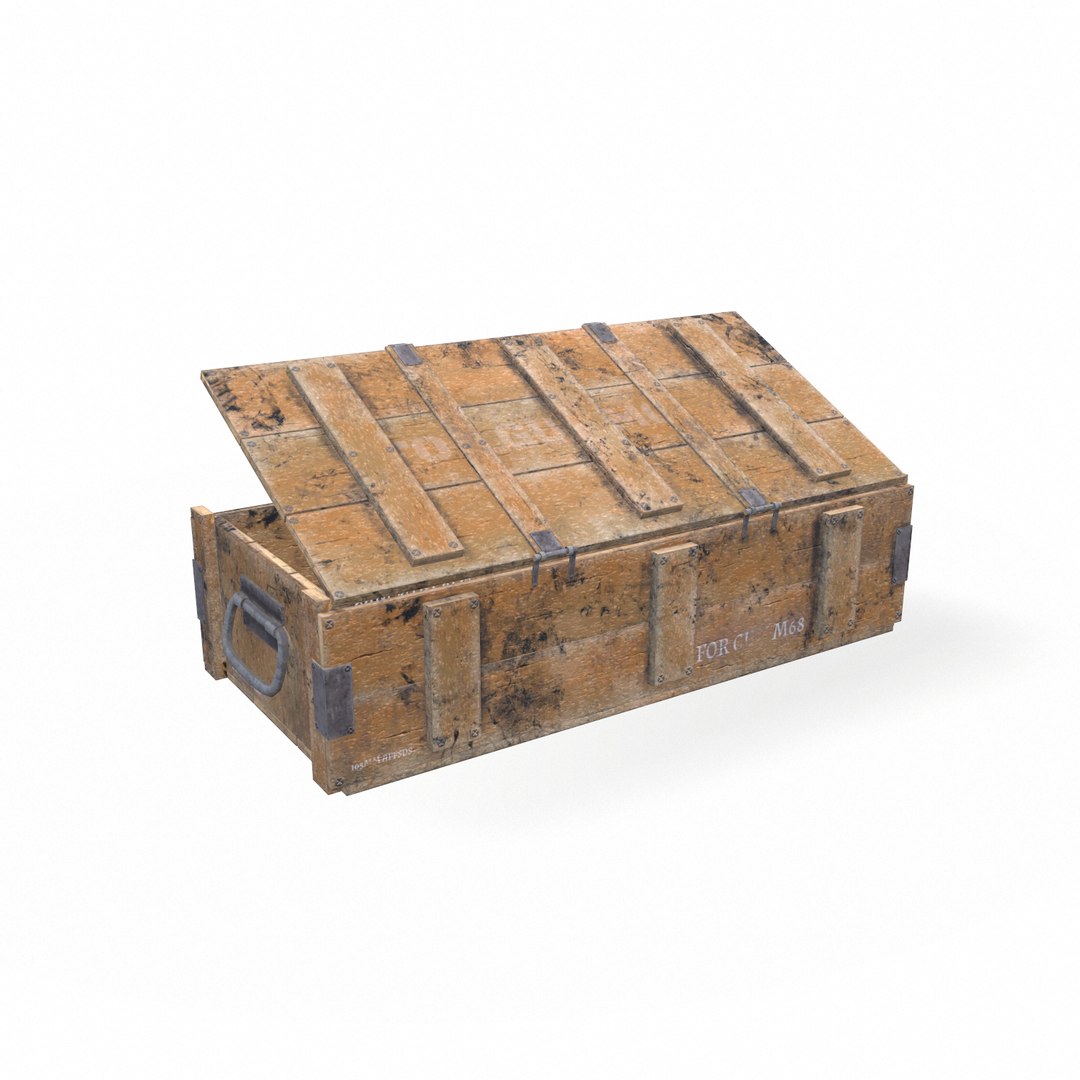 Ammo Crate 3D Model - TurboSquid 1585850