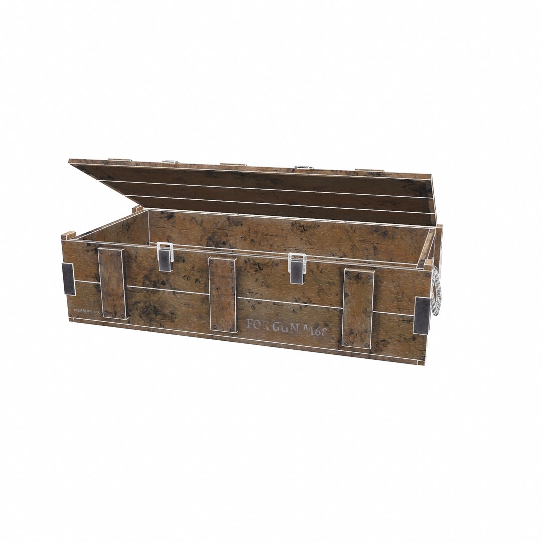 Ammo Crate 3D Model - TurboSquid 1585850