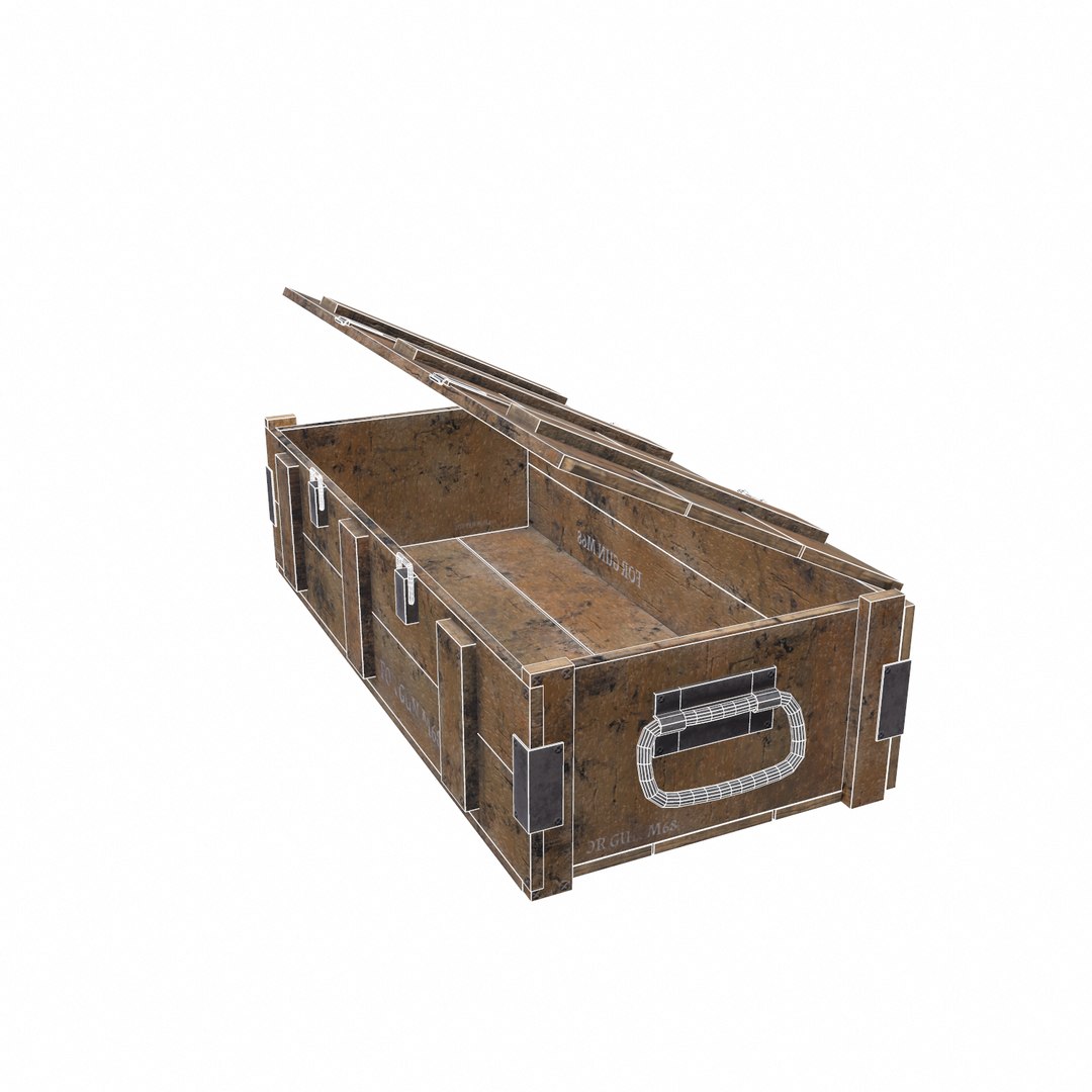 Ammo Crate 3D Model - TurboSquid 1585850