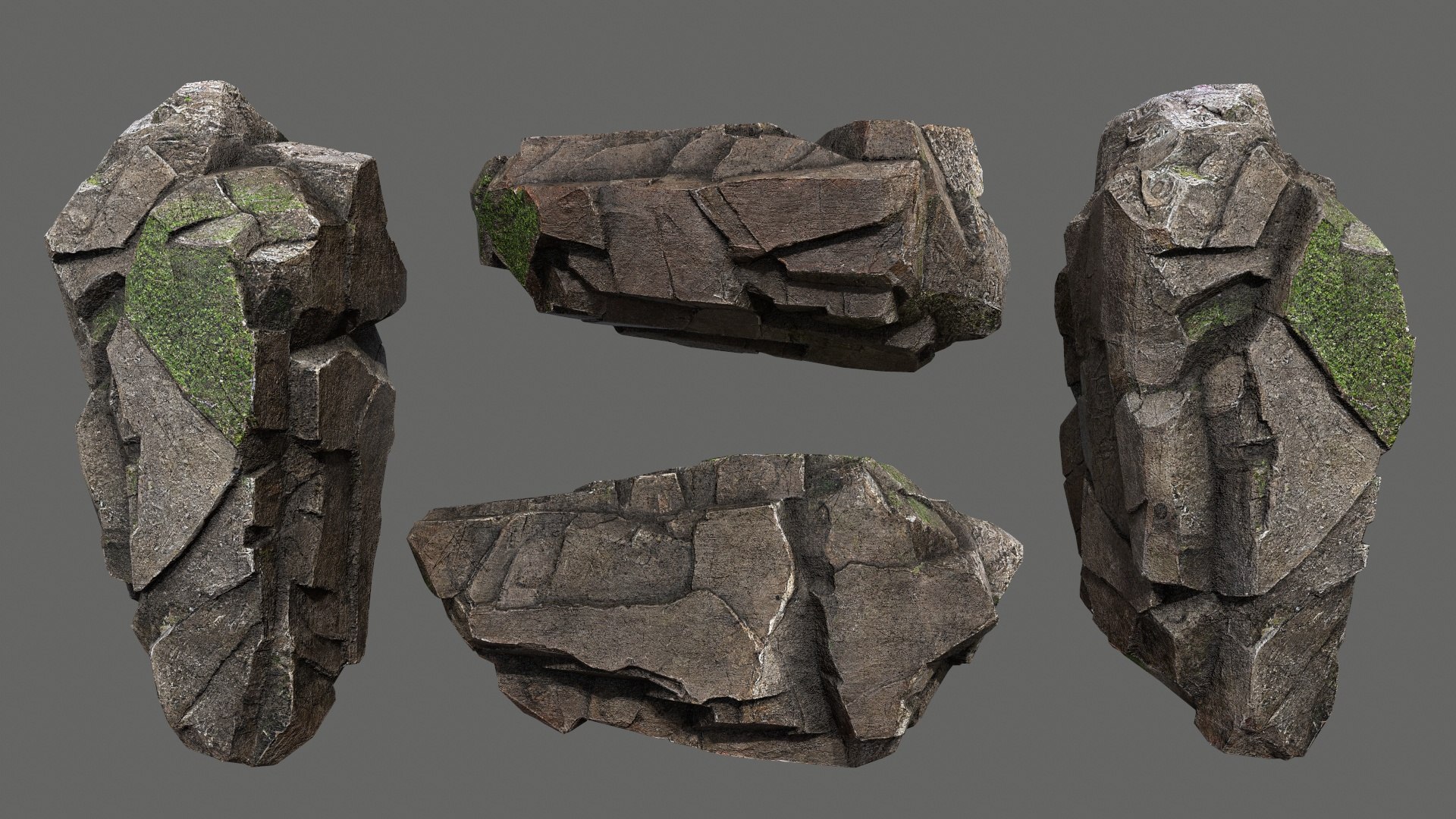 Maya Ruin Rocks 3D Model - TurboSquid 2311040
