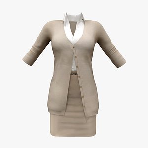 Womens Business Cardigan Outfit