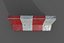Traffic barriers Low-poly