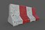 Traffic barriers Low-poly