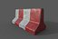 Traffic barriers Low-poly