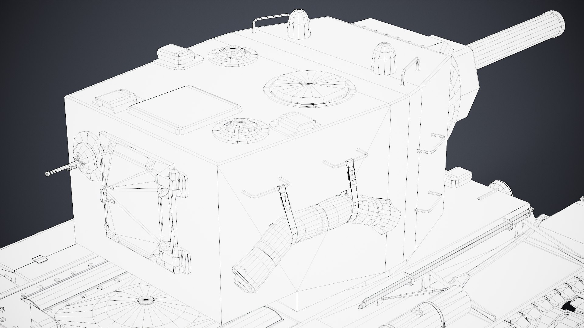soviet kv-2 gameready 3D model https://p.turbosquid.com/ts-thumb/kD/RtooWv/7a/wire6/png/1697103875/1920x1080/fit_q87/12807ab83fbdbfa0f063c2a0bfc080ab1c61aaf7/wire6.jpg
