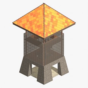 Tropical pavilion 26A50 3D model