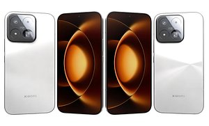 3D Xiaomi 17 Max White model