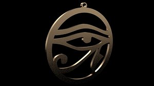 Horus eye pendant