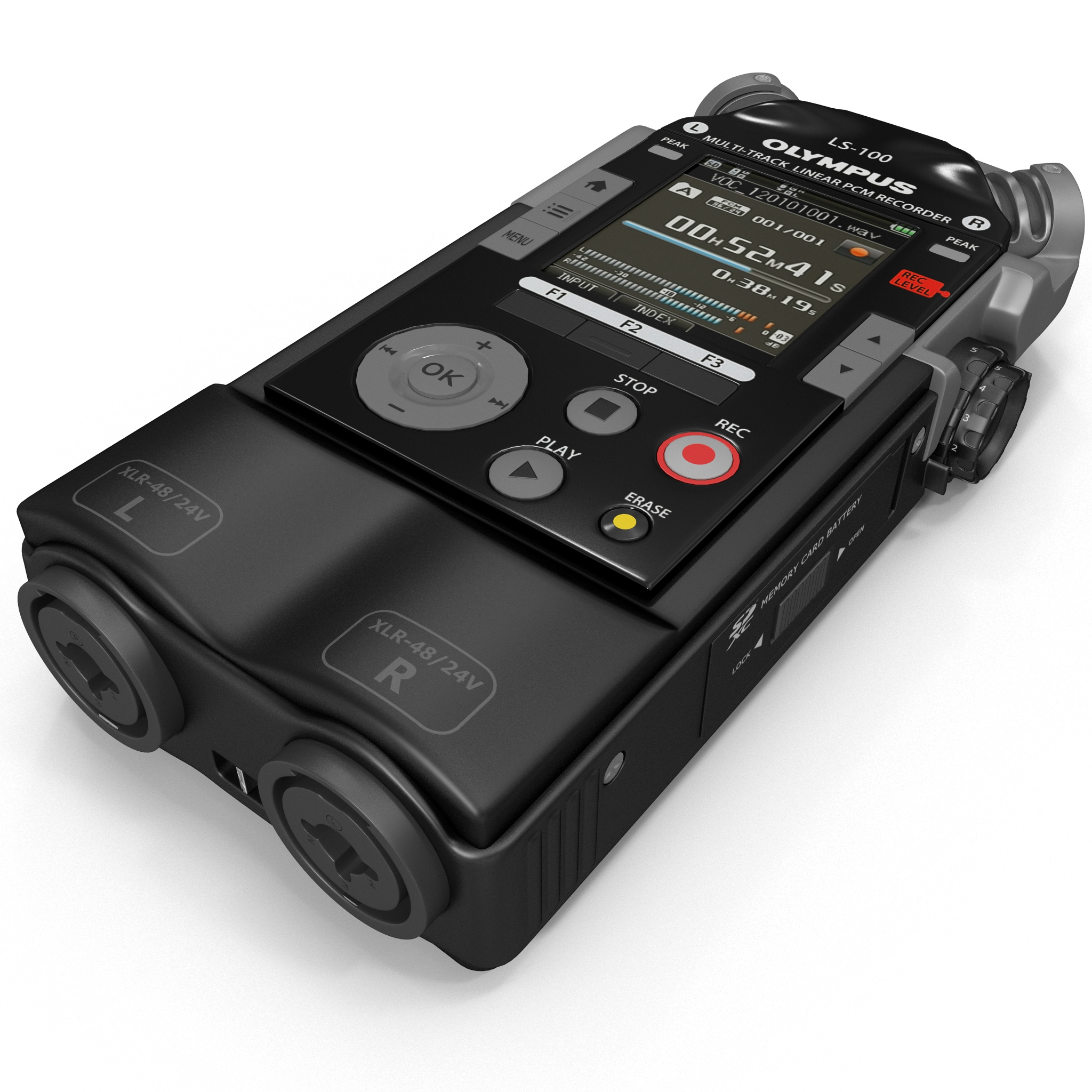 pcm pocket recorder olympus 3d 3ds