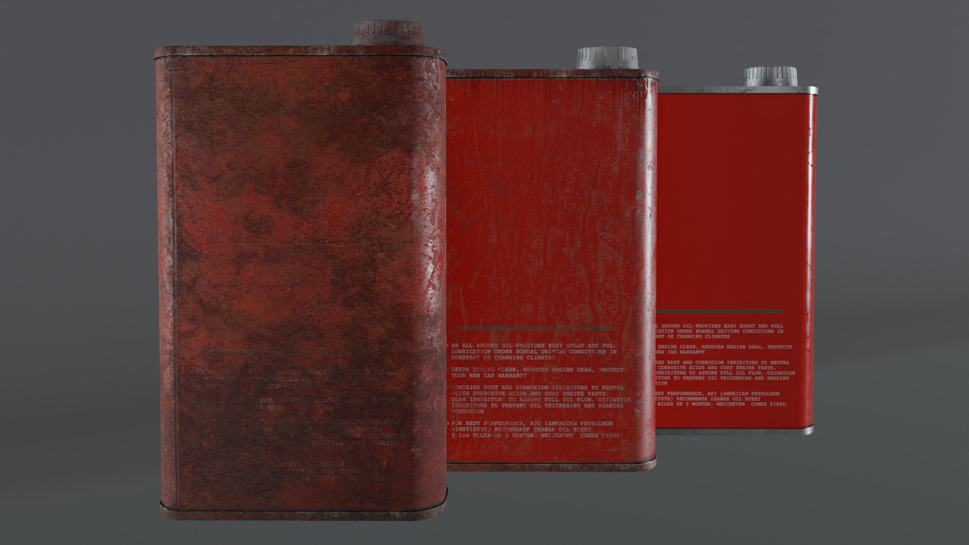 Motor Oil Can - 3 Variants - PBR GameReady Lowpoly 3D model https://p.turbosquid.com/ts-thumb/kD/VWU3yI/8c/allrender.03/png/1695740870/1920x1080/fit_q87/36f33be10312ec963e0174e2cac59c595c99ec06/allrender.03.jpg