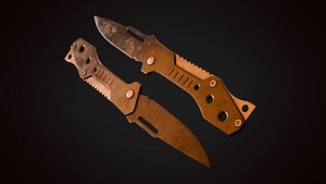 3D Knife 1 C model