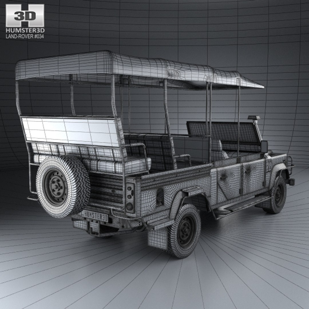3D model defender safari viewing - TurboSquid 1189053