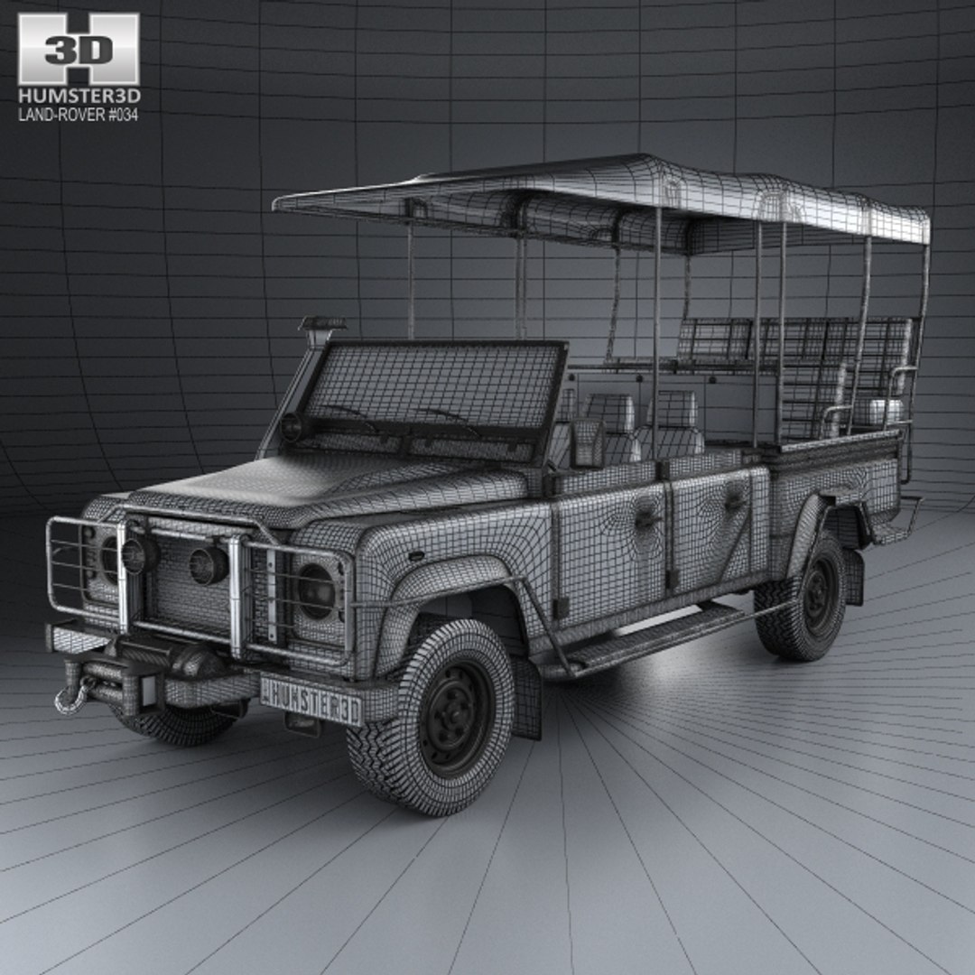 3D model defender safari viewing - TurboSquid 1189053