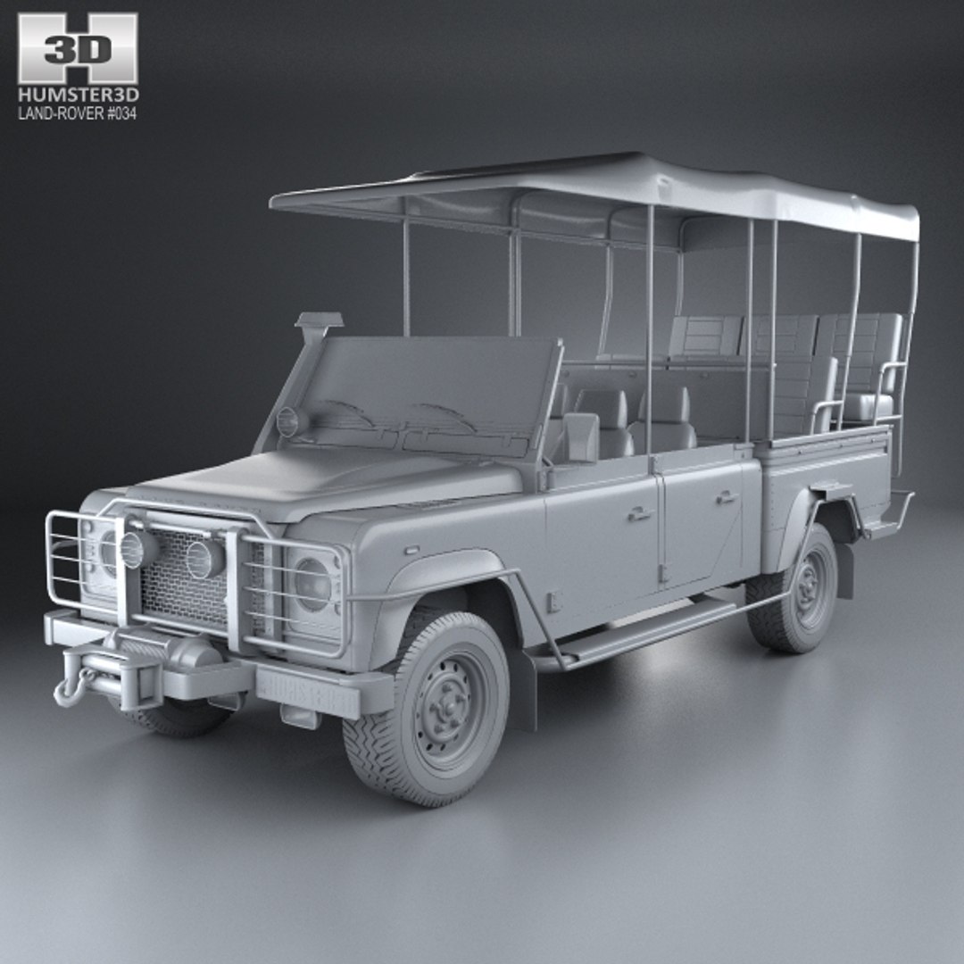 3D model defender safari viewing - TurboSquid 1189053