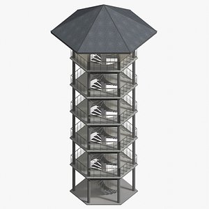 Tropical pavilion 26A18 3D model