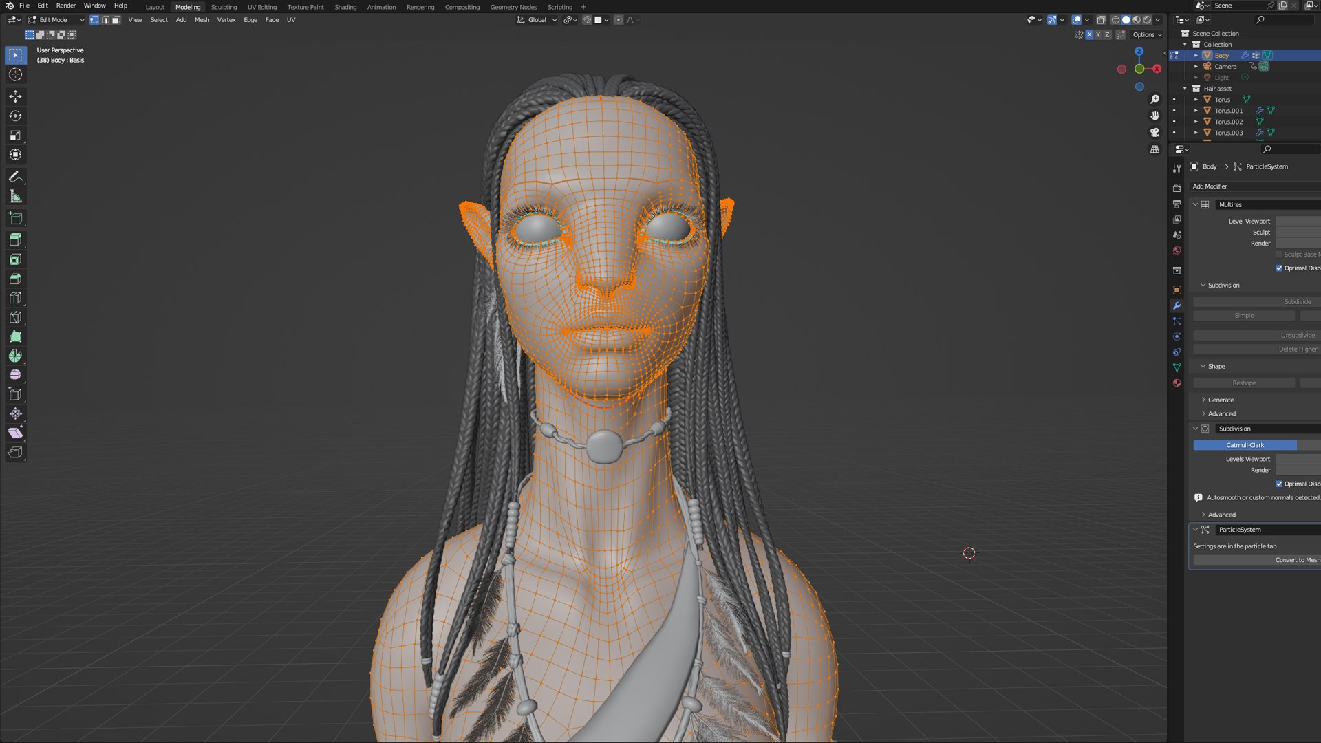 3D Avatar Navi Bust - TurboSquid 2054071