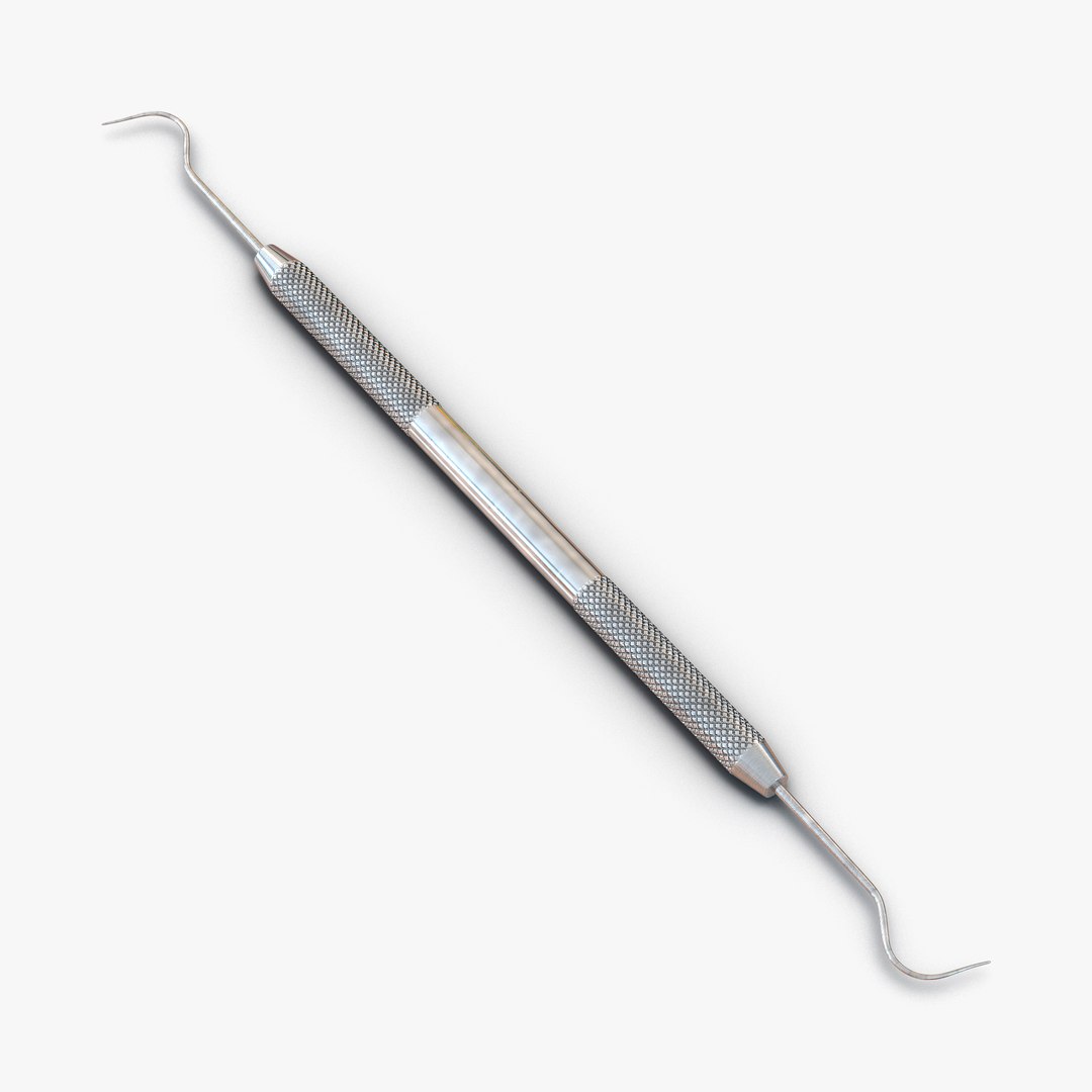 Dental Pick 3D model preview