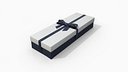Gift Box - Long Rectangular with Tied Ribbon Bow