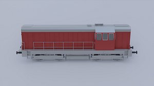 Czech Diesel locomotive 3D model